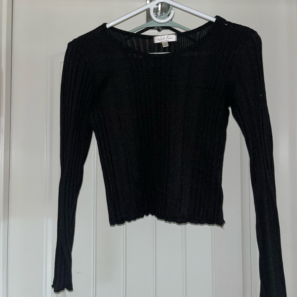 Teens Cropped Long Sleeve